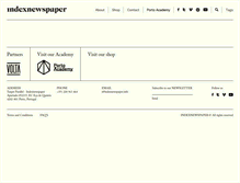 Tablet Screenshot of indexnewspaper.info